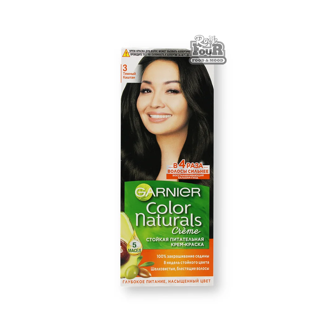 Hair dye "Garnier Color Naturals №3"